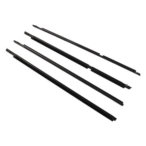 DURAFORCE For Toyota 4Runner 2003-2009 Car Window Outside Pressure Strip Black Compatible