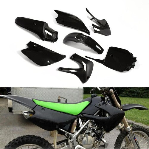 DURAFORCE For 2001-2013 Kawasaki KX85 KX100 Motorcycle Complete 7Pcs Plastics Kit Set