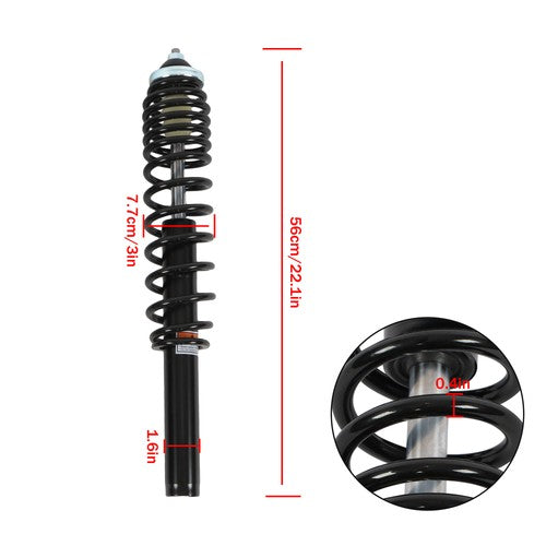 DURAFORCE 7043532 7043666 ATV For Polaris Ranger 400 500 570 ETX EV 800 Crew Front Shocks