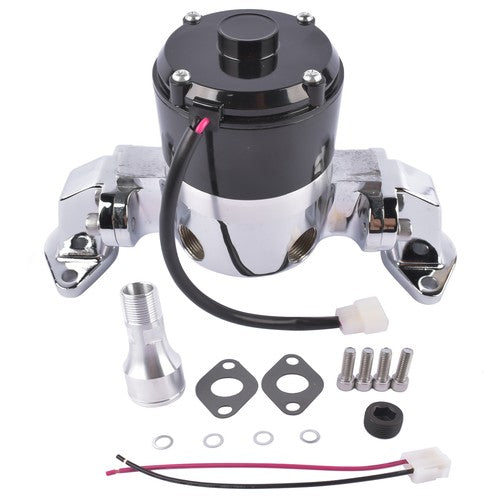 DURAFORCE New Aluminum Chrome High Flow Electric Water Pump for BBC 396 454 427 V8 8020C