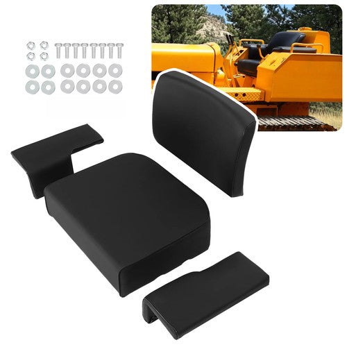 DURAFORCE Seat Cushion Set Back Bottom For John Deere 350 350B 350C 450 450B 450C 550