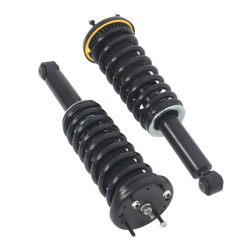 DURAFORCE Pair Rear Shock Struts Assys Coil Spring w/o Electric For Jaguar XJ Series 10-18