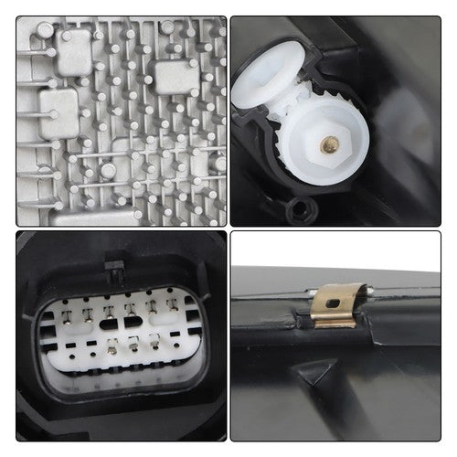 DURAFORCE For Jeep Cheroke 2019-2022 Headlight Right/Passenger Side Single Clear Lens LED