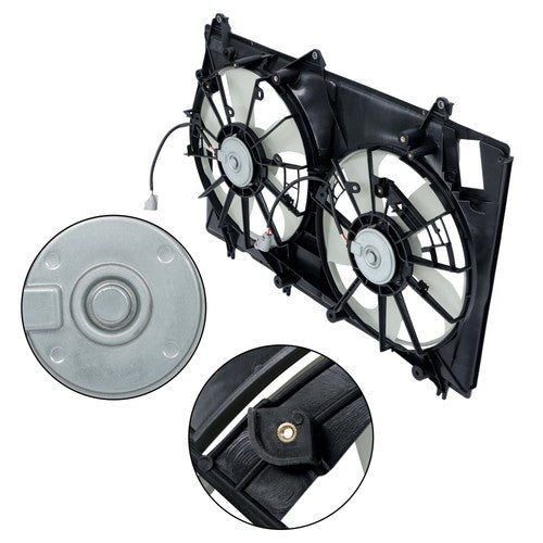 DURAFORCE 67450397 For Toyota Highlander 08-13 Dual Radiator Condenser Cooling Fan 621174