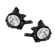 DURAFORCE Front Bumper Clear Halogen Fog Lights Lamps for 2013-2015 for Toyota RAV4 Pair
