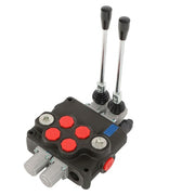 DURAFORCE 32 GPM 2 Spool 3600 PSI Hydraulic Directional Control Valve Double Acting SAE 16