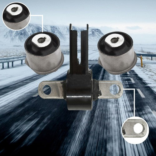 DURAFORCE Front Differential Mount & Axle Bushings Fit For 05-10 Jeep Commander 52089516AB