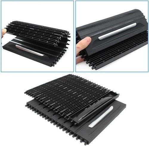 DURAFORCE For BMW F15-16 X5-6 14-18 Center Console Cup Holder Tray Roller Blind Cover