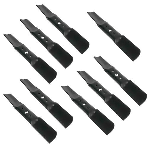 DURAFORCE 9PCS Blades for Cub Cadet RZT 54" Zero Turn Mowers 2013- XT1-2 Tractors 2015-