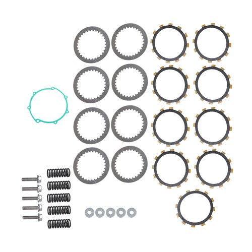 DURAFORCE For Yamaha WR250F YZ250F Clutch Friction w/ Steel Plates Spring Gasket Kit 01-13