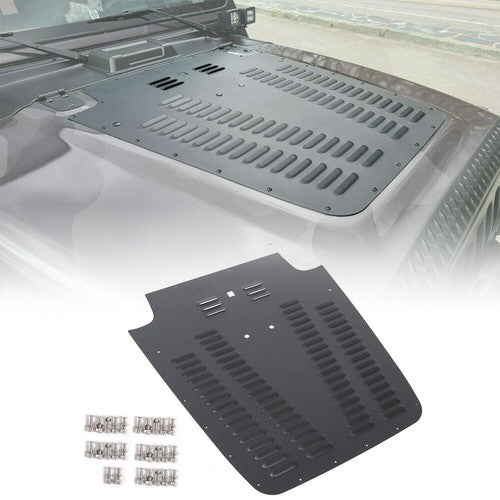 DURAFORCE Vented Hood Louver Black For Jeep Wrangler TJ LJ 2003 2004 2005 2006