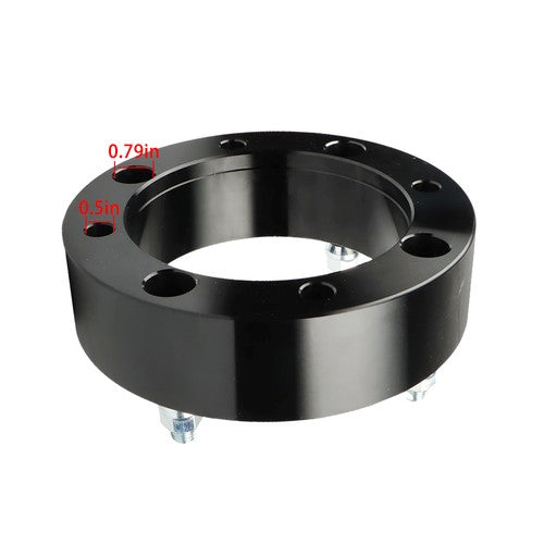 DURAFORCE For Polaris Ranger RZR Wheel Spacers 4x156 2" 131mm M12x1.5 4Pcs Silver 2013+