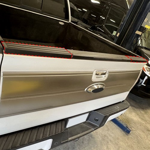 Flex Step Side Tailgate Molding Covers for 09 14 Ford F 150 End Cap Trim 2Pcs