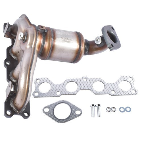 DURAFORCE Front Manifold Catalytic Converter with Seal for Hyundai Santa Fe 2.4L 2010-2012