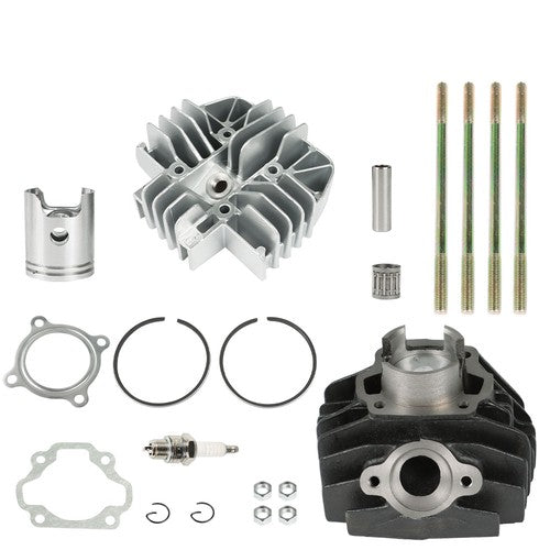 DURAFORCE New Cylinder Piston Ring Gasket Kit 47mm For Yamaha PW80 Y-Zinger 1983-2006