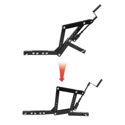 DURAFORCE 1 Point Hitch Implement Lift Adjustable For ATV UTV Lawn Tractor w/ 2" Receiver