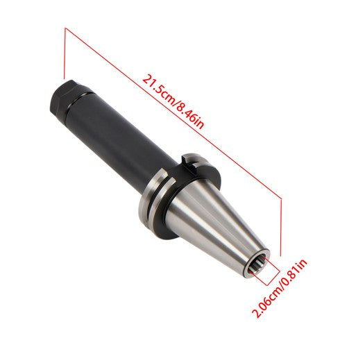 DURAFORCE 2Pcs High Speed CAT40-ER20 Collet Chucks 6" Gage Length Balanced G2.5/25000RPM