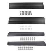 DURAFORCE 4Pcs Front Rear Lower LH & RH Door Trim Molding Black for Cadillac XT5 2017-2025