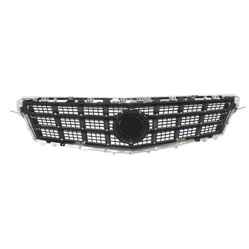 DURAFORCE Fit For Cadillac ATS 2013-2014 Matte Black Front Bumper Grille+Lower Grille