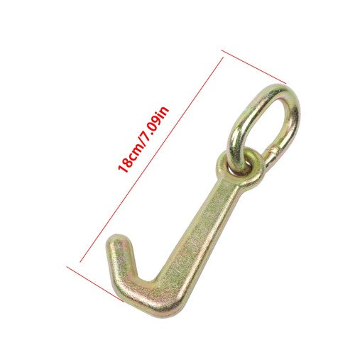DURAFORCE 5/16 Inch Mini J Hook G70 5400 lbs Working Load Limit with Link Pack of 2
