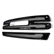 DURAFORCE Grille Covers Grill Overlay Gloss Black for 2019-2022 for GMC Sierra 1500 SLT AT4