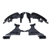 DURAFORCE 4PCS Front Headlight Mount Support Plate Bracket For Audi A4 S4 2013-2015 2016