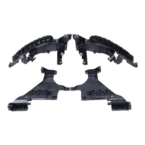 DURAFORCE 4PCS Front Headlight Mount Support Plate Bracket For Audi A4 S4 2013-2015 2016