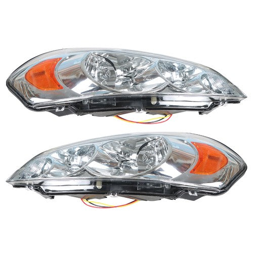 DURAFORCE LH&RH Headlights For Chevrolet Impala 2006-11 12 13/Impala Limited 14 2015 2016
