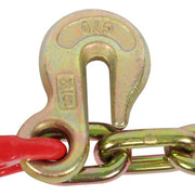 DURAFORCE 5/16" x 2' V Type Towing G80 Chain Bridle with 15" J and Grab Hooks Steel