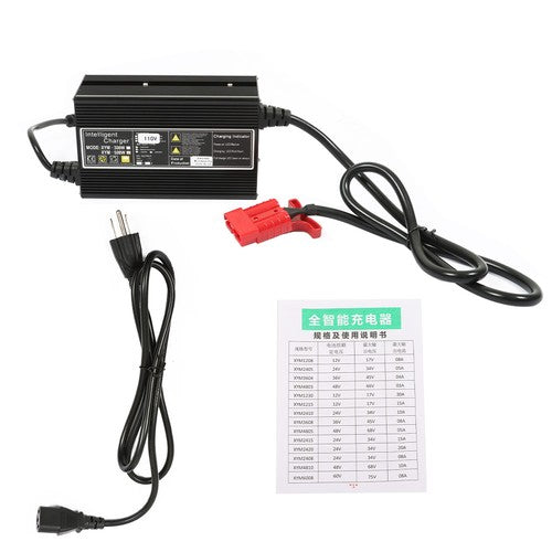 DURAFORCE 24V 10 Amp Floor Scrubber Battery Charger with SB50 Style RED Connector New