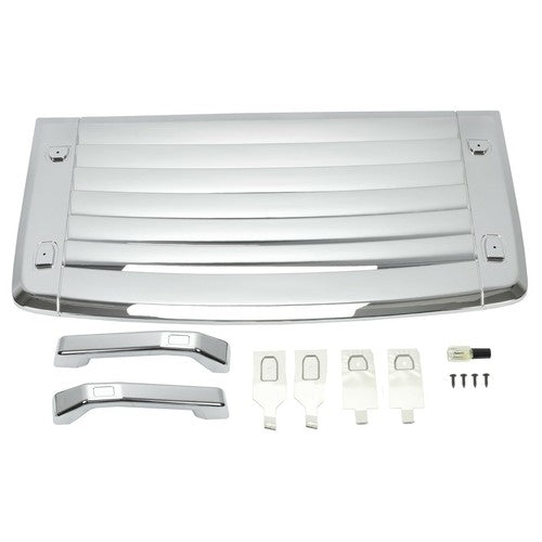 Hood Deck Vent Panel Handle Cover Trim Chrome For 2006 To 2010 Hummer H3