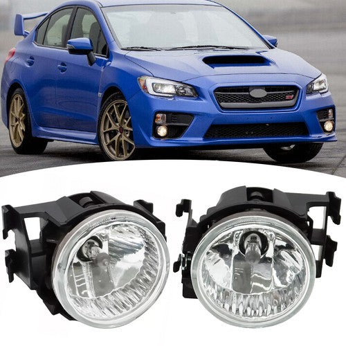 DURAFORCE Front Bumper Fog Lights Lamps for Subaru WRX STI 2013-2014 Bulbs LH&RH Pair