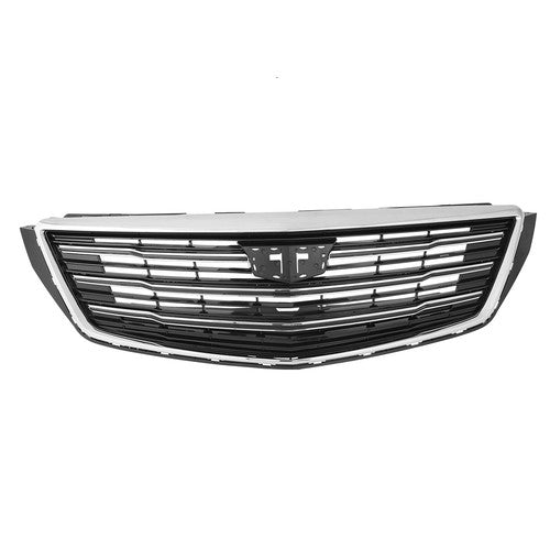 Front Upper+Lower Grille with Chrome Frame Kit For 2018 2019 2020 Cadillac XTS