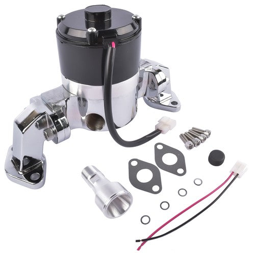 DURAFORCE New Aluminum Chrome High Flow Electric Water Pump for BBC 396 454 427 V8 8020C