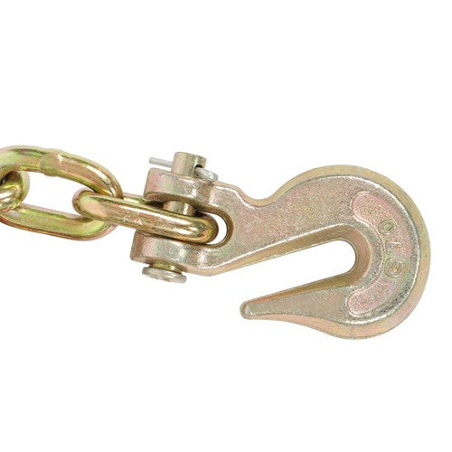 DURAFORCE Gold Transportation Bundle Chain Steel 4700lbs G70 5/16in×10ft with Clevis Hooks