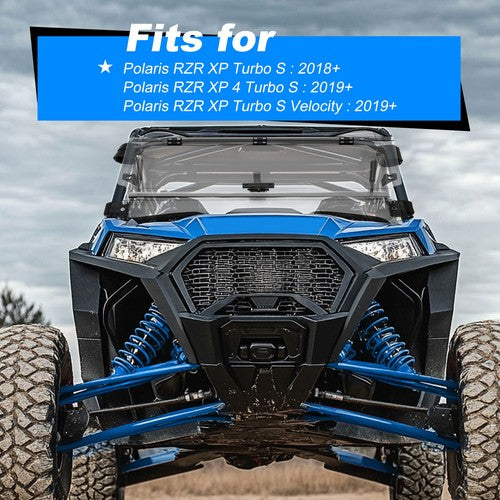 Scratch Resistant Flip Windshield for Polaris RZR XP Turbo S 2019 XP 4 Turbo S