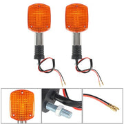 DURAFORCE Front Pair turn signal indicators For Honda V45 VF750C VF700C with stem