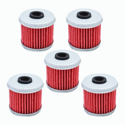 DURAFORCE 5x Oil Filter For Honda CRF250R CRF250X CRF450R CRF450X TRX450R CRF150R CRF150RB
