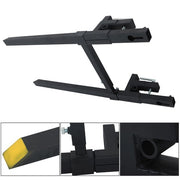 DURAFORCE 60" 2000lbs Clamp on Pallet Forks Loader Bucket Skidsteer Tractor New