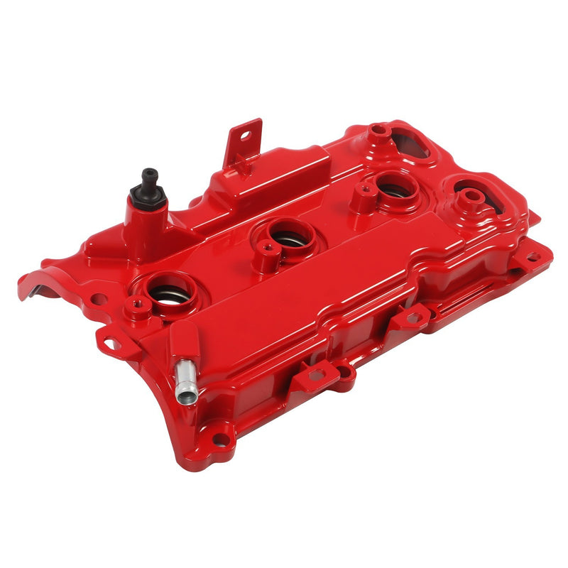 DURAFORCE 2Pcs Red Aluminum Valve Covers Set for 2009-20 Nissan Maxima Murano 3.5L