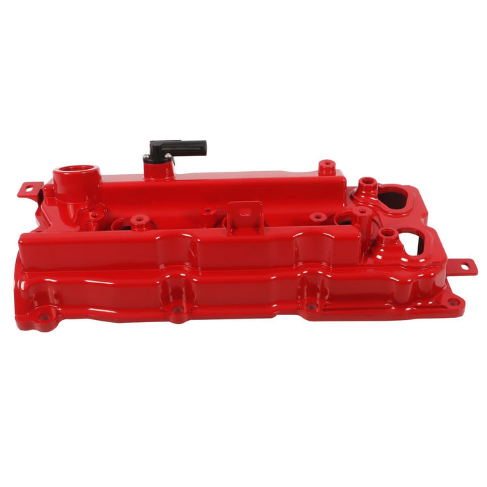 DURAFORCE 2Pcs Red Aluminum Valve Covers Set for 2009-20 Nissan Maxima Murano 3.5L