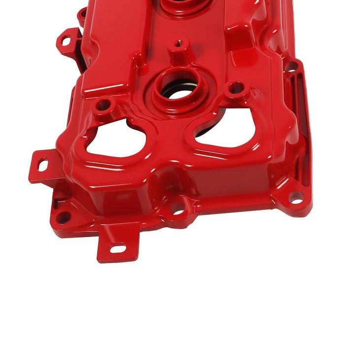DURAFORCE 2Pcs Red Aluminum Valve Covers Set for 2009-20 Nissan Maxima Murano 3.5L