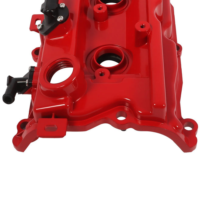 DURAFORCE 2Pcs Red Aluminum Valve Covers Set for 2009-20 Nissan Maxima Murano 3.5L