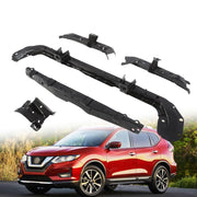 DURAFORCE 5PCS Radiator Support Brackets Left Right Upper Lower for Nissan Rogue 2014-20