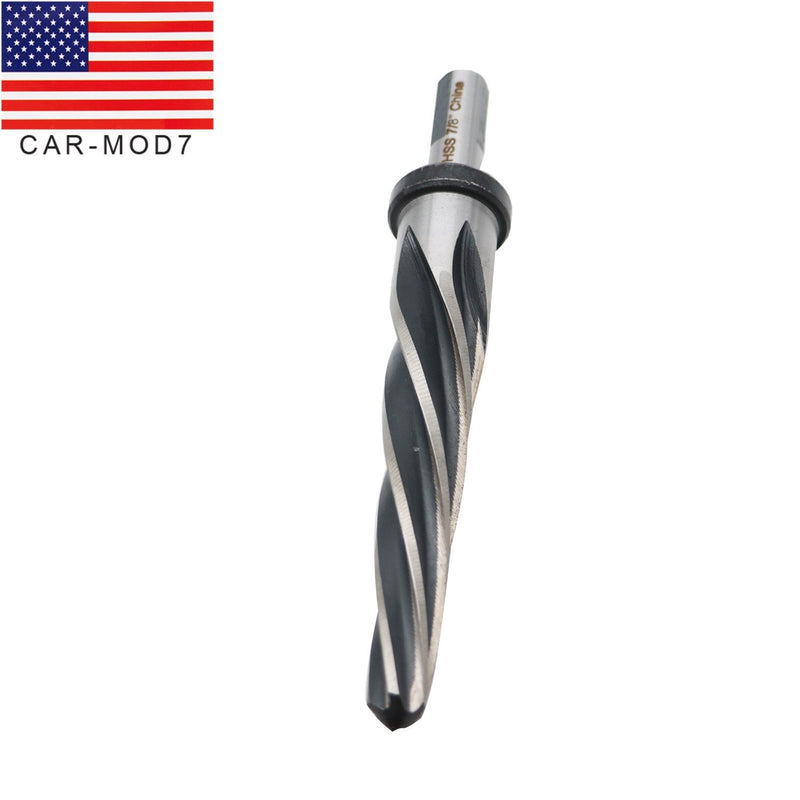 DURAFORCE 7/8" HSS Drill Reamer Bit with 1/2" Non-Slip Shank for Bridge & Construction