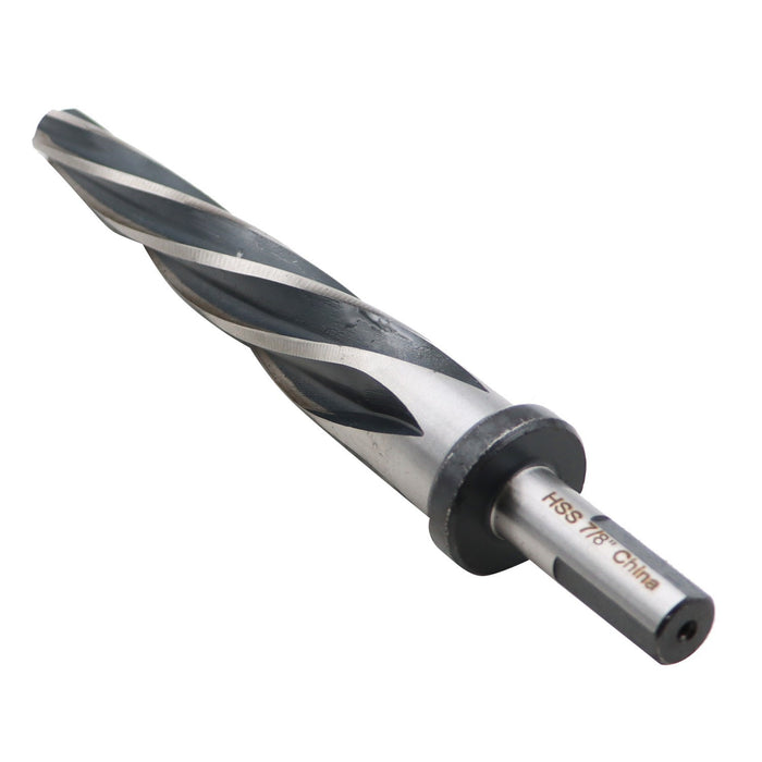 DURAFORCE 7/8" HSS Drill Reamer Bit with 1/2" Non-Slip Shank for Bridge & Construction