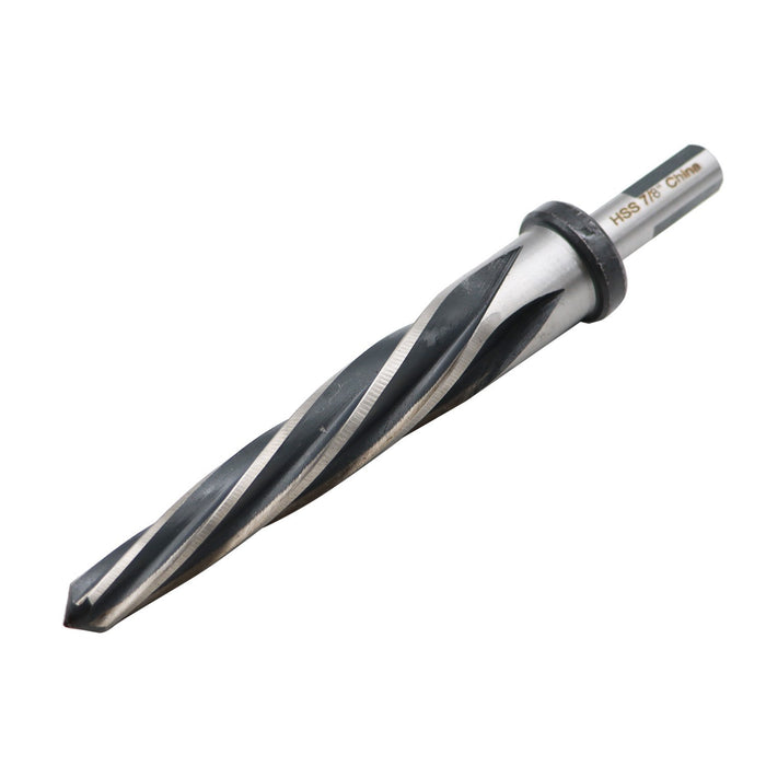 DURAFORCE 7/8" HSS Drill Reamer Bit with 1/2" Non-Slip Shank for Bridge & Construction
