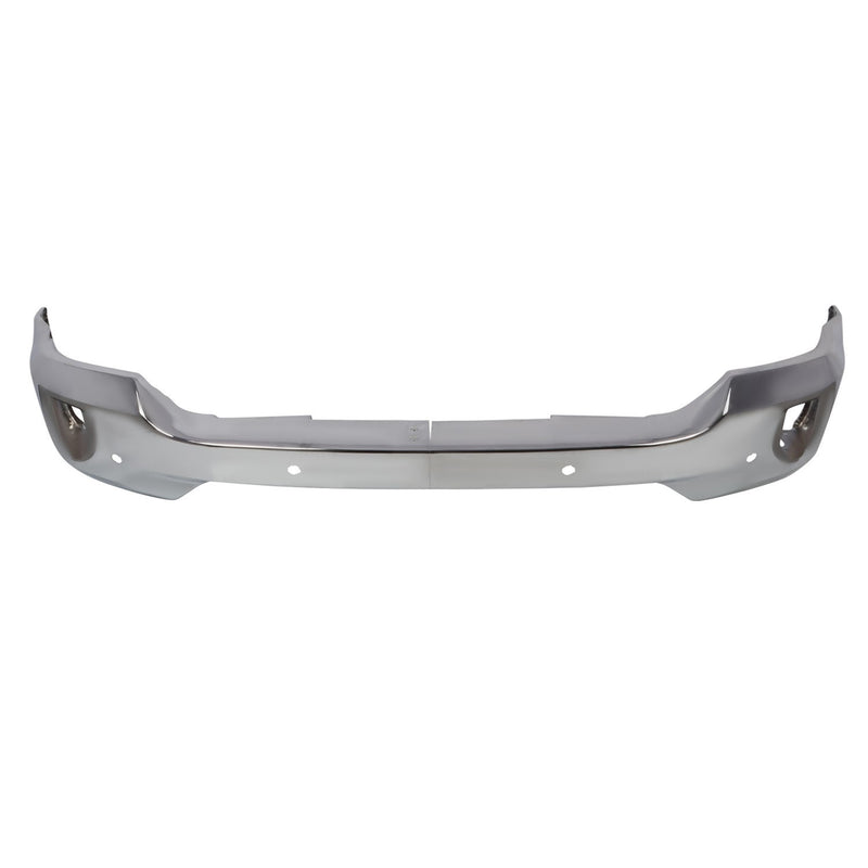 DURAFORCE Chrome Front Bumper Face Bar 2016-2019 Silverado 1500 with Sensor & Fog Hole