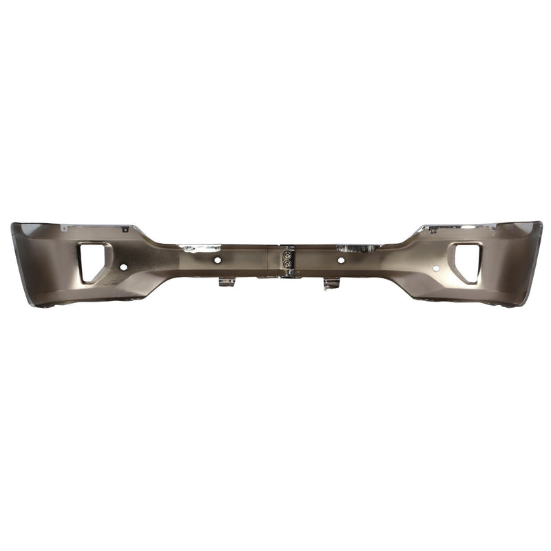 DURAFORCE Chrome Front Bumper Face Bar 2016-2019 Silverado 1500 with Sensor & Fog Hole