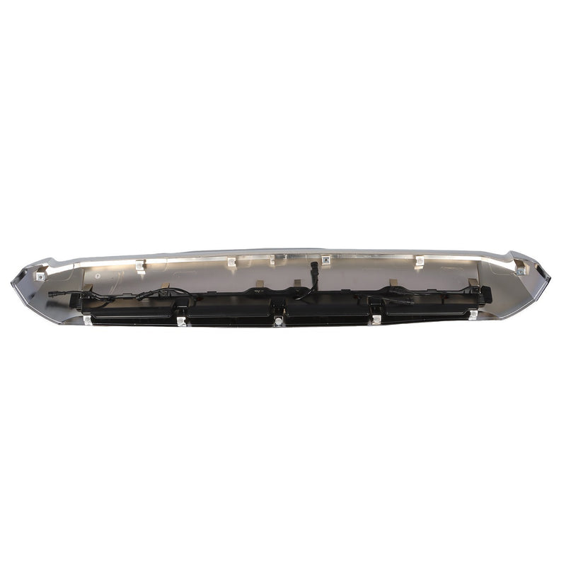 DURAFORCE Chrome Front Upper Hood Bulge Molding Grille w/Lights for 2014-21 Toyota Tundra